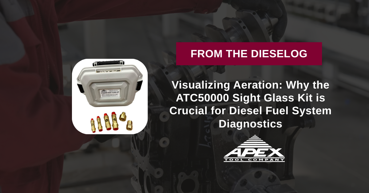 ATC50000 7 Piece High Visibility Diesel Fuel Line Diagnostic Inspection Sight Glass Kit